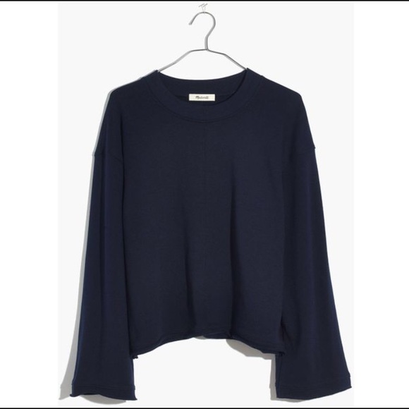 Madewell Sweaters - Madewell NWT bell sleeve sweatshirt